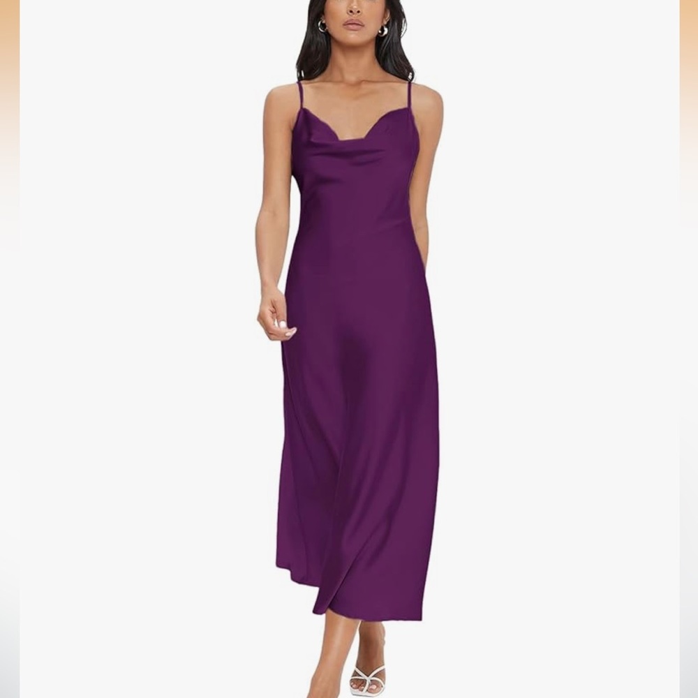 Elegant Purple Maxi Dress